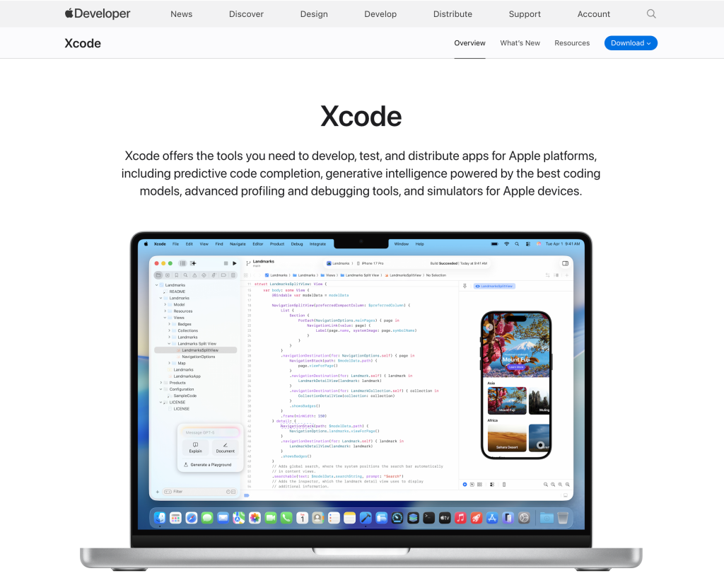 Swift code showing how to securely store OpenAI API key in Xcode using Config.xcconfig